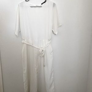 Nasty Gal White Jumpsuit